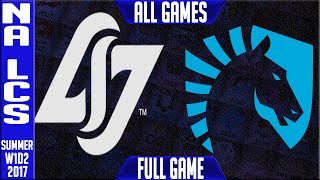 CLG vs Liquid Full Series Highlights - NA LCS Summer Season 7 2017 W1D2 - CLG vs TL