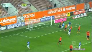 Zagłębie Lubin - Lech Poznań (19.10.2012) 0:1  skrót meczu