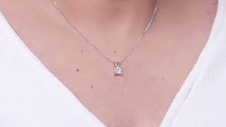 Princess Cut Diamond Pendants - Abelini.com