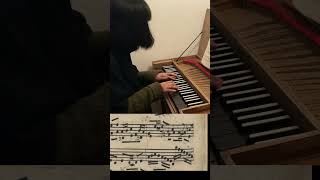 J. S. Bach on clavichord: WTC I Fugue No. 2 in c minor (WTC I c-moll) BWV 847 (2/2)