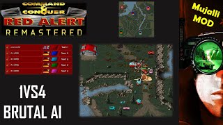 /Command & Conquer Red Alert Remastered/ (Skirmish) 1VS4 Brutal AI  ILM Germany France Britain I