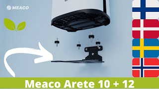 Meaco Arete® One 10 & 12 Montering av avfuktare på vägg (EN)