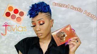 Trying @JuviasPlaceCosmetics The Bonzed Rustic Palette | Rustic Halo Eye Makeup Tutorial