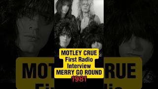 Nikki Sixx on Merry Go Round, Motley's 1st Radio Interview 1981 #motleycrue #nikkisixx #classicrock