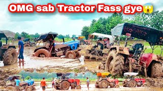 First time on YouTube 🔥 8 Tractor Fass gye 😱 Mahindra Vs Sonalika Vs Swaraj