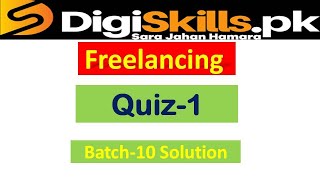 Freelancing quiz 1 batch 10 solution digiskills // digiskills freelancing quiz 1 batch 10 solution