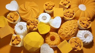 ASMR Yellow & White Baking Soda Crush | Satisfying | ASMR Baking Soda