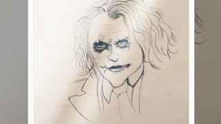 Joker drawing tutorial// joker drawing step by step #shorts