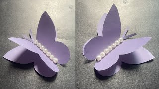 Paper Butterfly/How to Make paper Butterfly Very Easy/Butterfly Making with paper/DIY Craft/Easy DIY