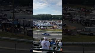 #Daytona500 winner #24 #WilliamByron qualifying for the #CARSTour race at #CarawaySpeedway (7/3/24)