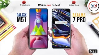 Samsung galaxy M51 vs Realme 7 Pro Full comparison|| details||