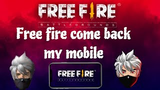 free fire आगाई mere moblie मे 😎