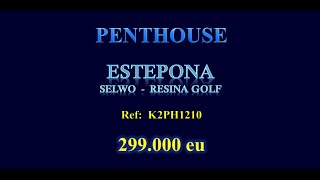 Penthouse in Estepona   Resina Golf   299 000 eu