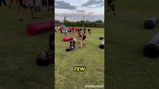 Moms Show Their Skills in Intense Tackle Challenge with Kids! (@theburleys)