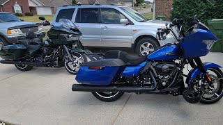 My cuz-n Big Moe & I at Smoky mt Harley-Davidson checking things out for the 2024 Road Glide