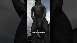 Apareció Godzilla en la ciudad de Bogotá 🦖