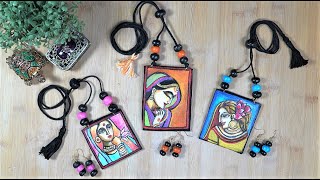 DIY Hand Painted Fabric Jewellery l Women's Day Special Gift for all the incredible women