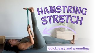 Unlock Tight Hamstrings | Stretch with Breath Awareness