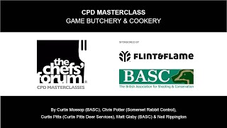 CPD Masterclass - Game Butchery & Cookery