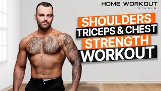 Chest, Shoulders & Triceps Dumbbell Strength Workout