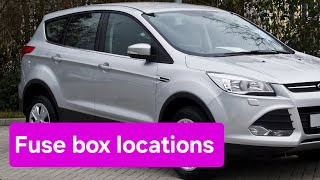 Ford kuga fuse box locations... there are 3...