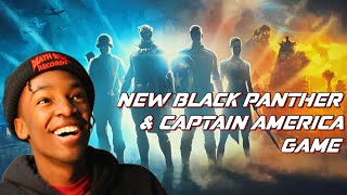 REACTING TO THE NEW BLACK PANTHER & CAPTAIN AMERICA GAME! | D23 Reaction Video