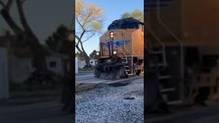 UP 7904 leads a happy Northbound coal train through Delta UT!