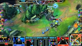 Top 10 Best Plays   LoL 2015 NA LCS Spring Week 8