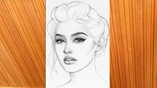 girl drawing easy step by step | girl drawing easy | beautiful girl drawing