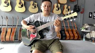 Rekomen Gitar colecark glossy jumbo | Suara Renyah | kirim Bali