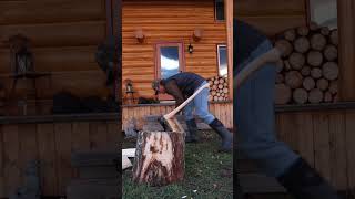 Winter is around the corner #woodworking #cabin #country