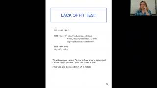 Ch8_5:  Lack of Fit Test and General Approach of Response Surface  PP 29to32