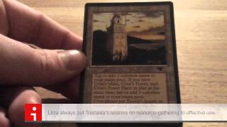 Magic the Gathering: Urza's Tower - Vintage - 4x - signed - Antiquities - Land