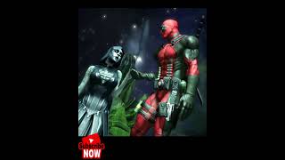 Deadpool Funny and Romantic scene with Death.... #death #shorts  #gaming #gamer #love