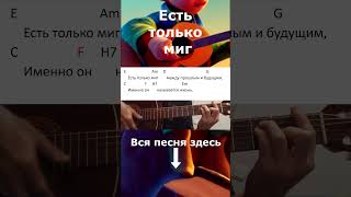 "Есть только миг" Аккорды, бой.