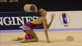 MAMUN Margarita RUS   2014 Rhythmic Worlds, Izmir TUR   Qualifications Ball