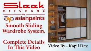 Sleek Wardrobe Sliding System | Sleek Smooth Slide Advance | Sleek by Asianpaints