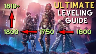 How to Reach 1750, 1800 & 1810+ Power FAST | ULTIMATE Guide to Leveling in Lightfall