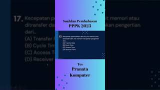 BAGIAN 5 - SOAL DAN PEMBAHASAN PPPK 2023 | TES KEMAMPUAN TEKNIS | PRANATA KOMPUTER #pppk2023