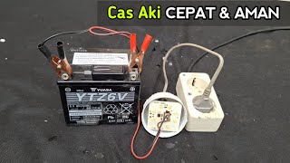 INI MANTAP !! TERNYATA CUKUP PAKE LAMPU BEKAS BUAT CAS AKI !!