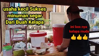 ide usaha es kelapa!!sukses di usia muda