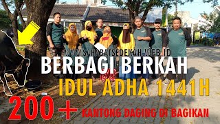 BERBAGI BERKAH  IDUL ADHA 1441 H - SAHABAT SEDEKAH