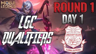 LGC QUALIFIERS | ROUND1 | DAY1 | Moba legends: 5v5! | Tournament