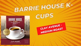 Barrie House Clay Avenue Fair Trade Organic Coffee - Medium Roast - K-Cups