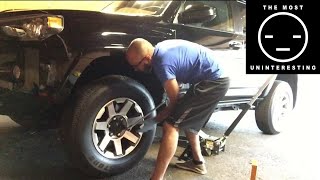 DIY: How to do a tire rotation on a 2016 Toyota 4Runner Trail