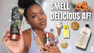 HOW TO SMELL DELICIOUS AF! (2021) | MUST HAVE DELICIOUS BODY CARE PRODUCTS 😋🍦🧁🍰🍪💗 | Naimah