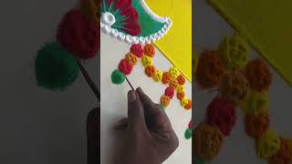 🌚 purnima rangoli #rangoli #rangolidesigns #shorts #shortvideo #youtubeshorts