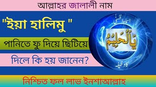 Ya Halimu-fozilot of 99 name of Allah in bangla। power of name of Allah। 99 name of Allah