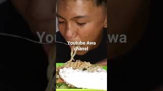 Nikmat makan mie ayam pake kerupuk