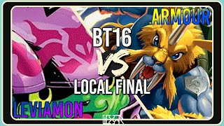 Leviamon vs Veemon Armor [Digimon TCG BT16 Local Final] Match Commentary